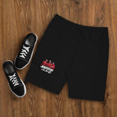 Archaic Captain of the Red Ninjas Clear Men's fleece shorts