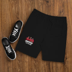 Archaic Captain of the Red Ninjas Clear Men's fleece shorts