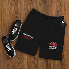 Archaic Captain of the Red Ninjas Clear Men's fleece shorts