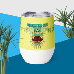 Dedication Tiki Wine tumbler