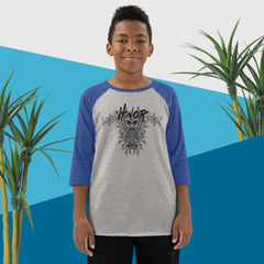 Warrior Island Honor Tiki Youth baseball shirt
