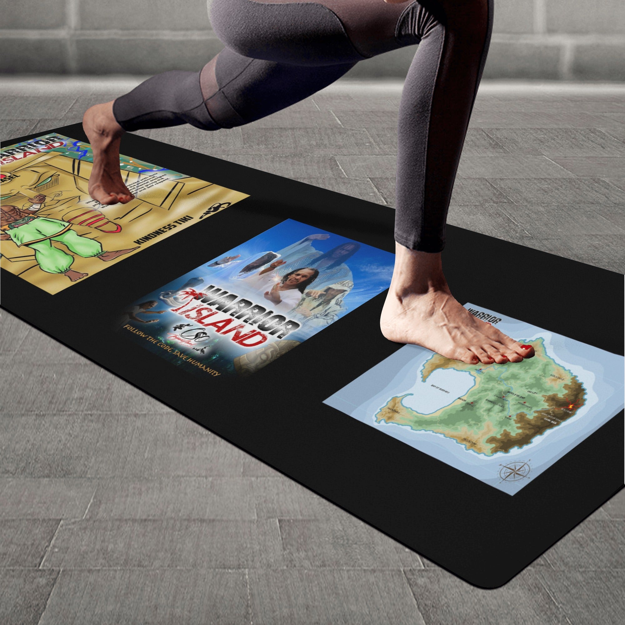 Warrior Island Tayari Casel 4mm Rubber Yoga Mat