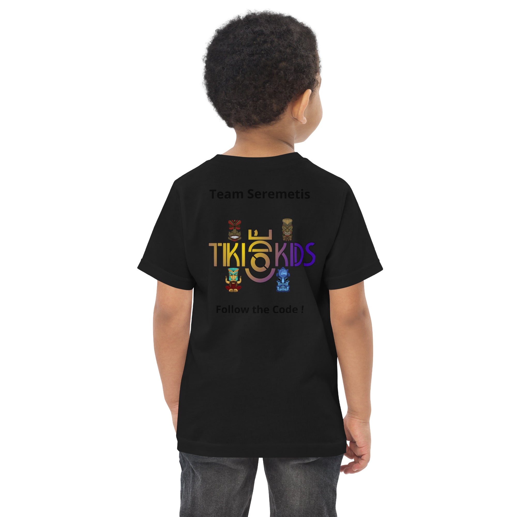 Team Seremetis Tiki Code Kids Toddler jersey t-shirt