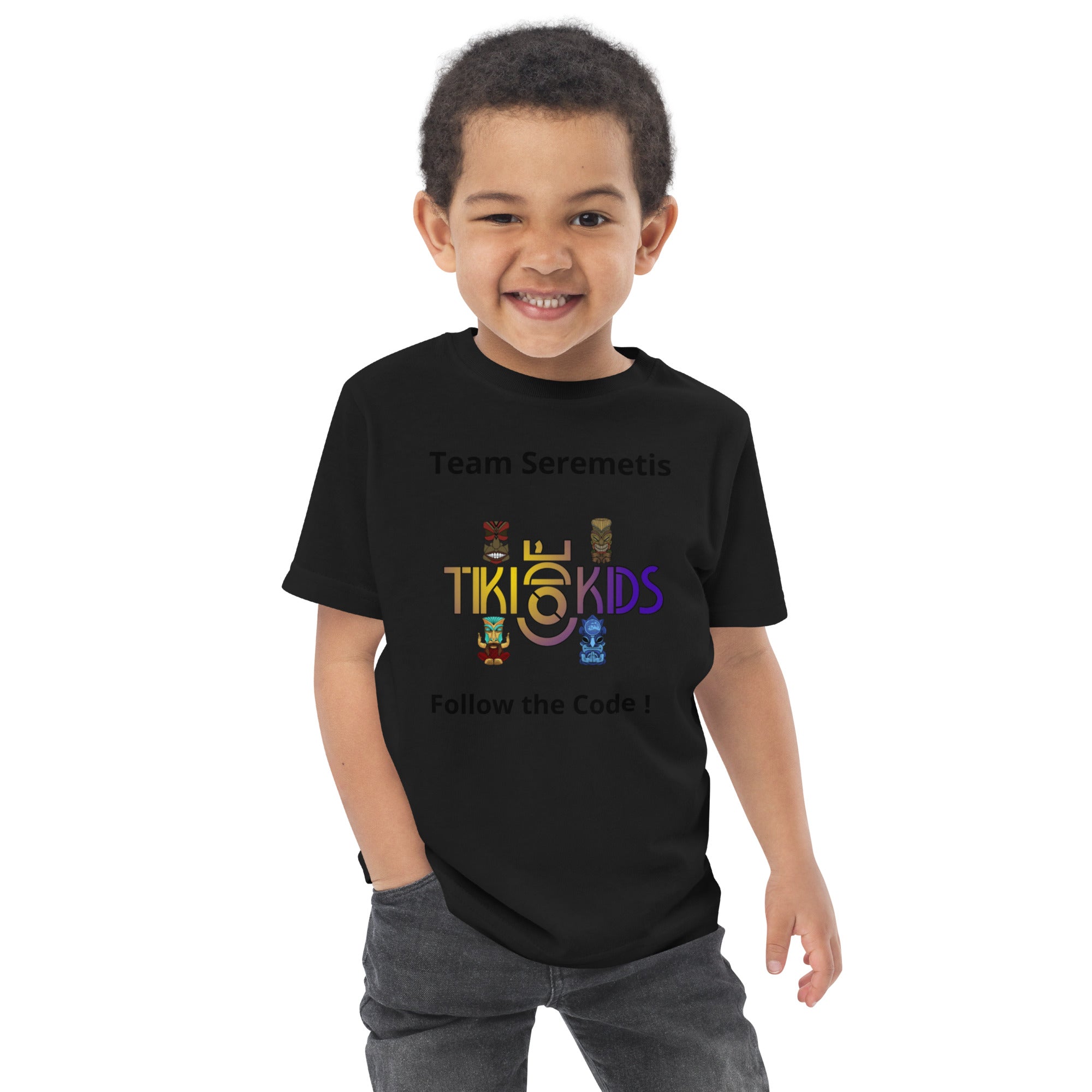 Team Seremetis Tiki Code Kids Toddler jersey t-shirt