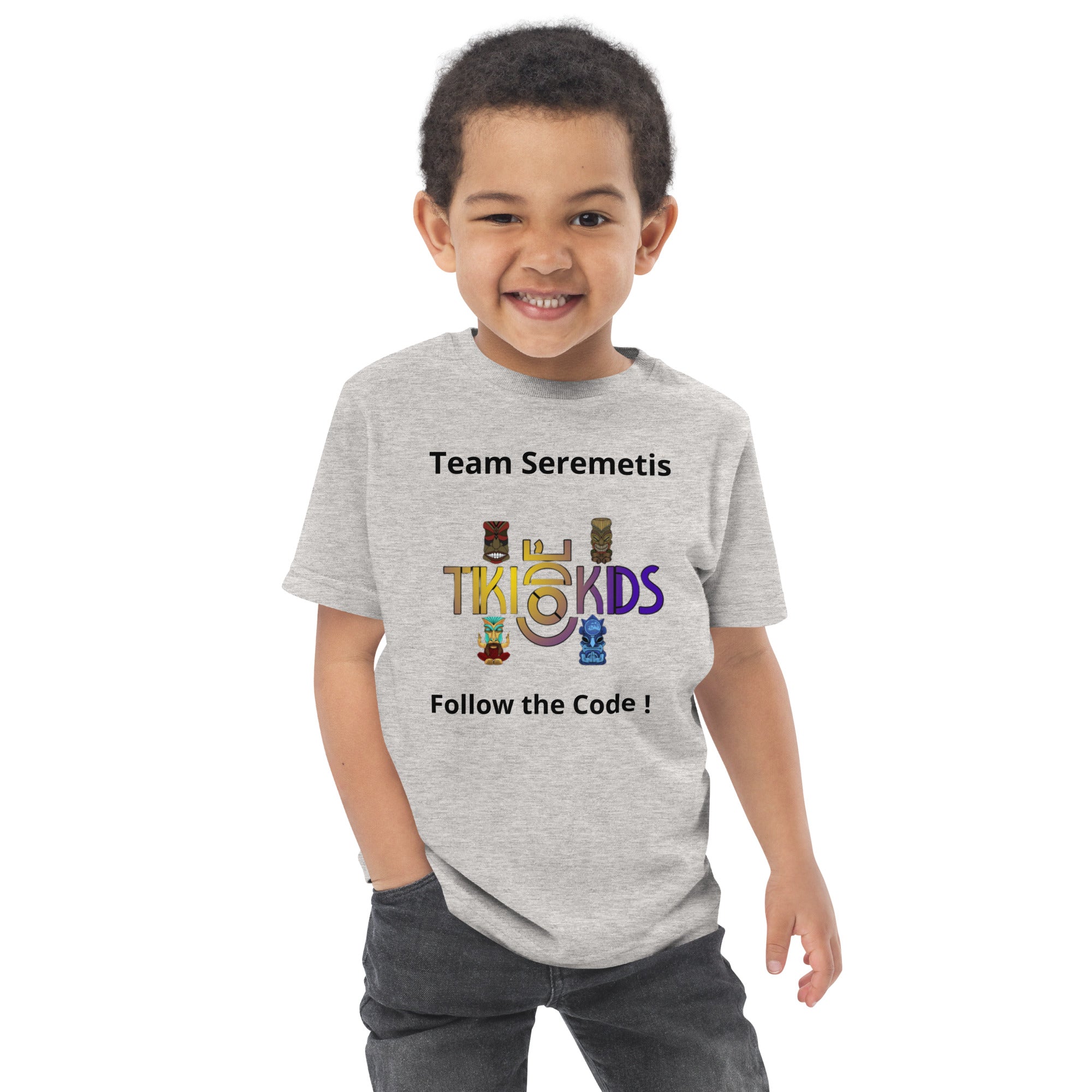 Team Seremetis Tiki Code Kids Toddler jersey t-shirt