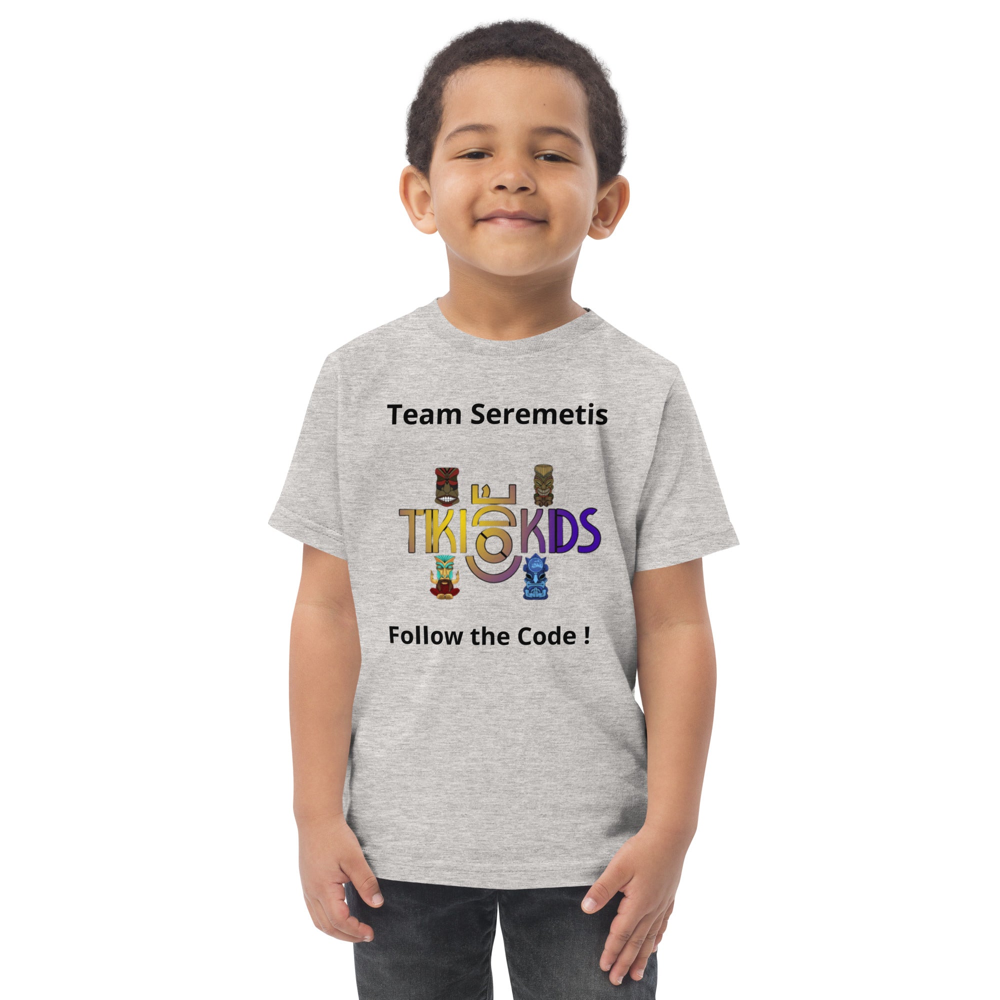 Team Seremetis Tiki Code Kids Toddler jersey t-shirt