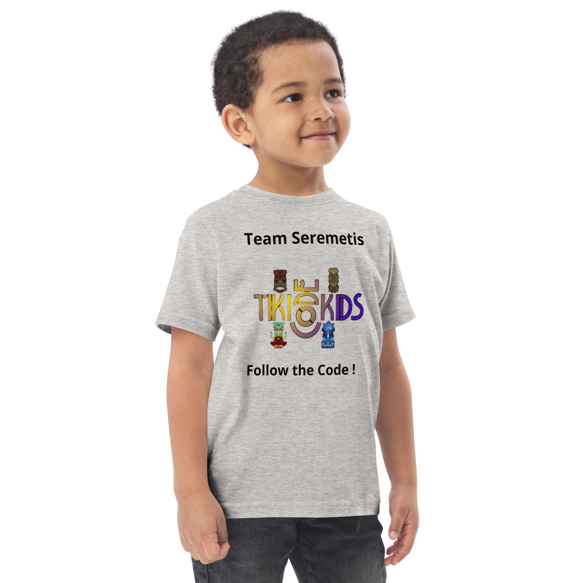 Team Seremetis Tiki Code Kids Toddler jersey t-shirt