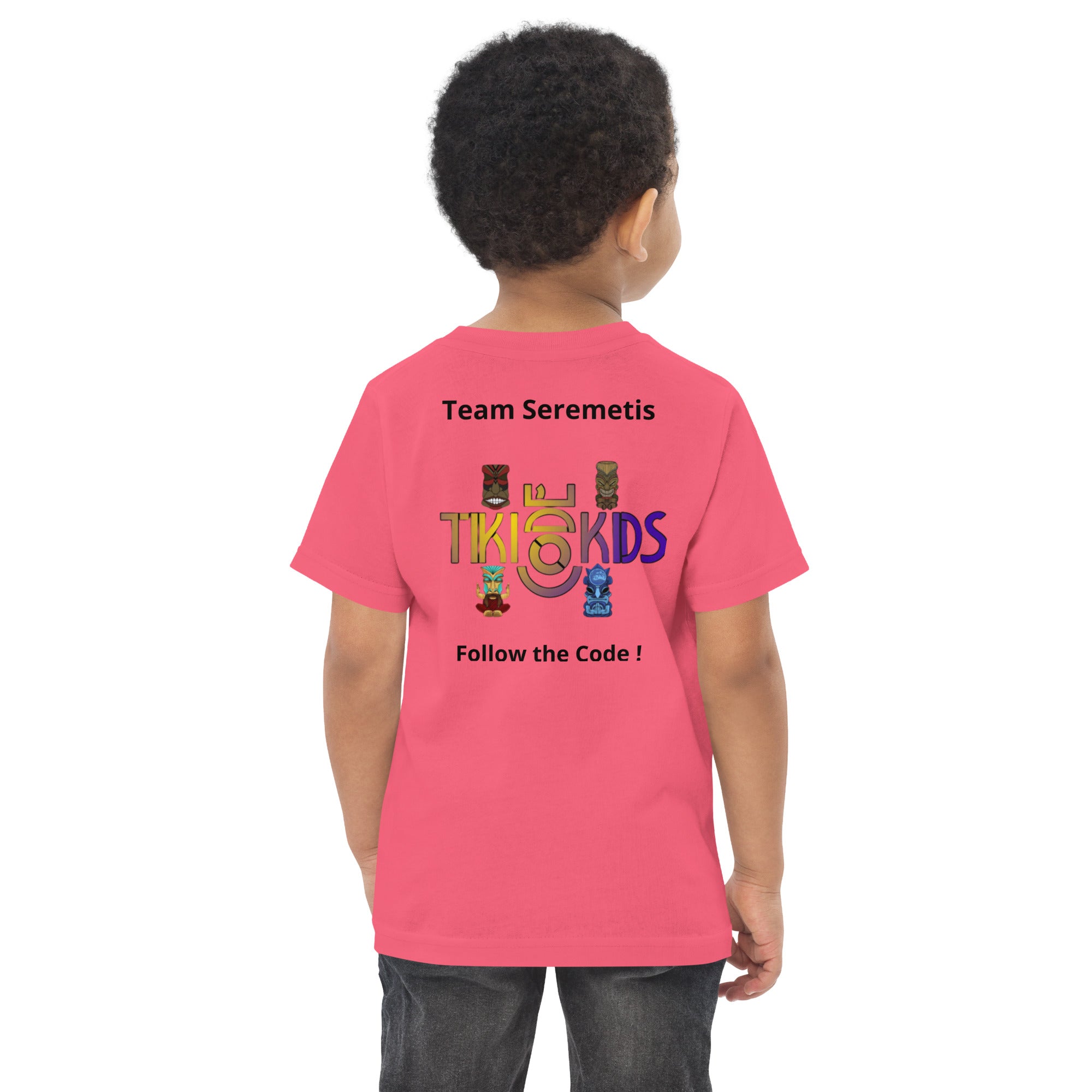 Team Seremetis Tiki Code Kids Toddler jersey t-shirt