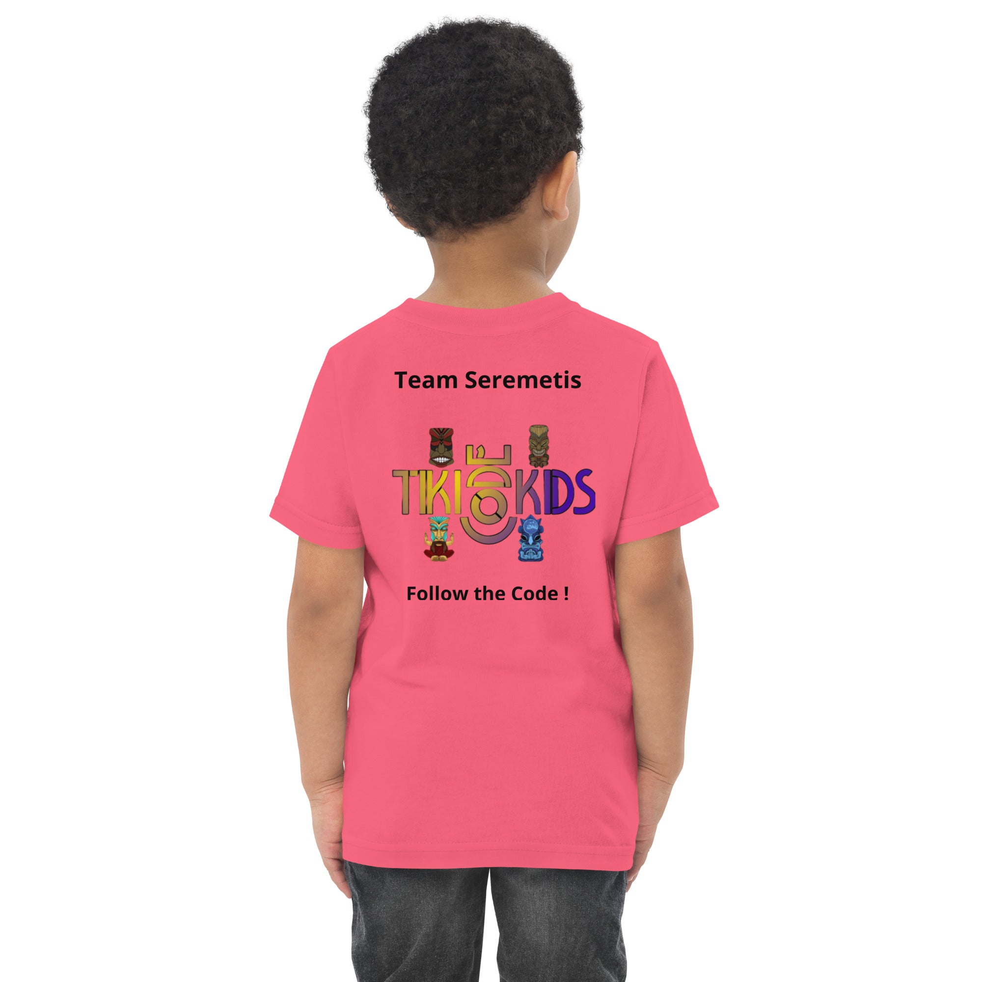 Team Seremetis Tiki Code Kids Toddler jersey t-shirt