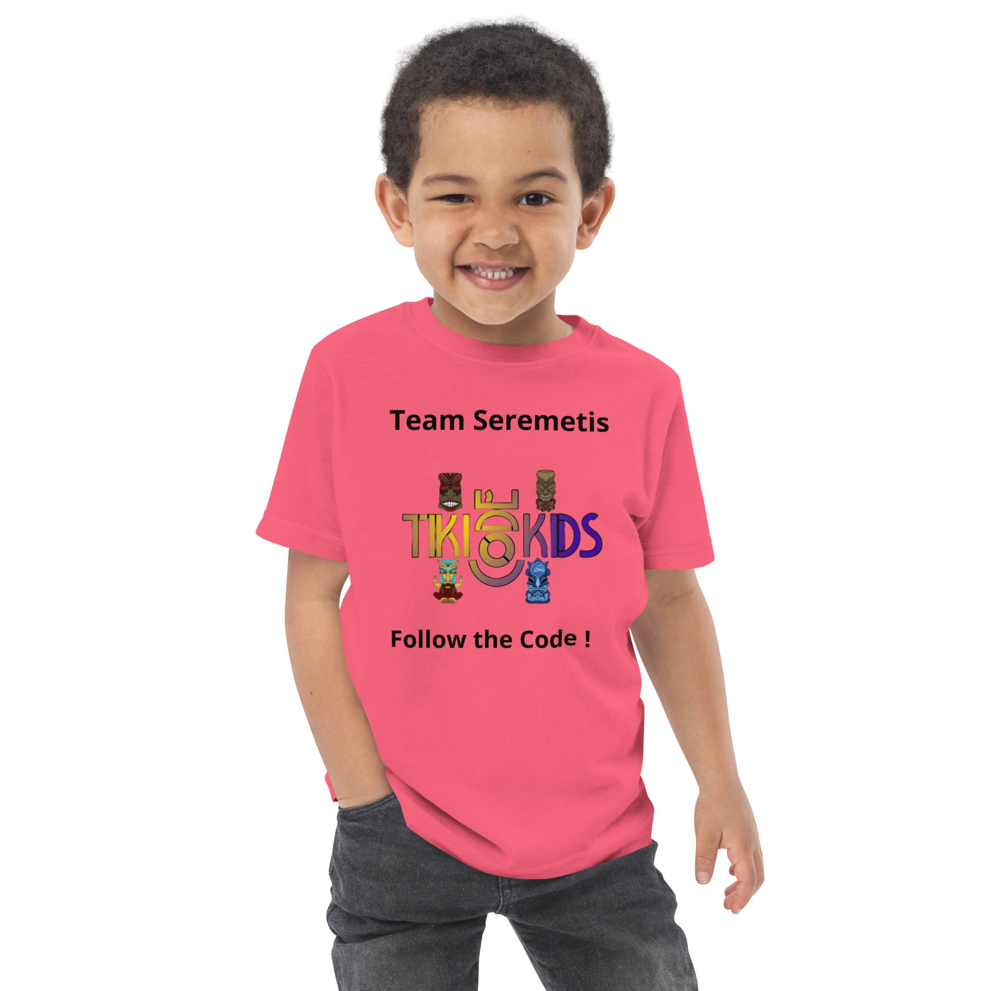 Team Seremetis Tiki Code Kids Toddler jersey t-shirt