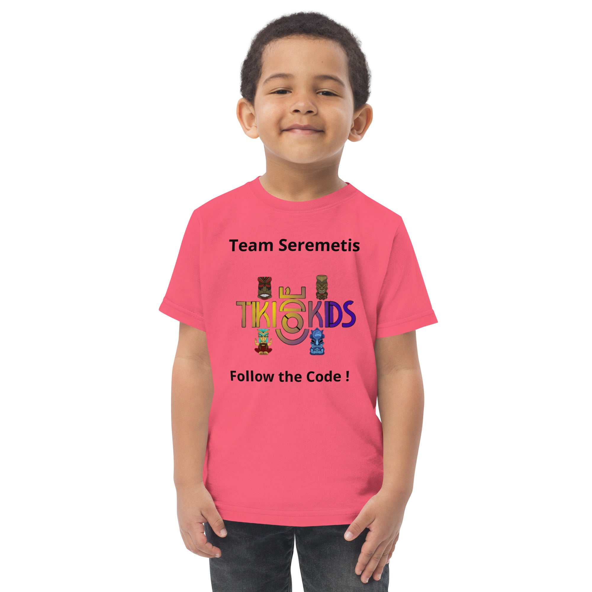 Team Seremetis Tiki Code Kids Toddler jersey t-shirt