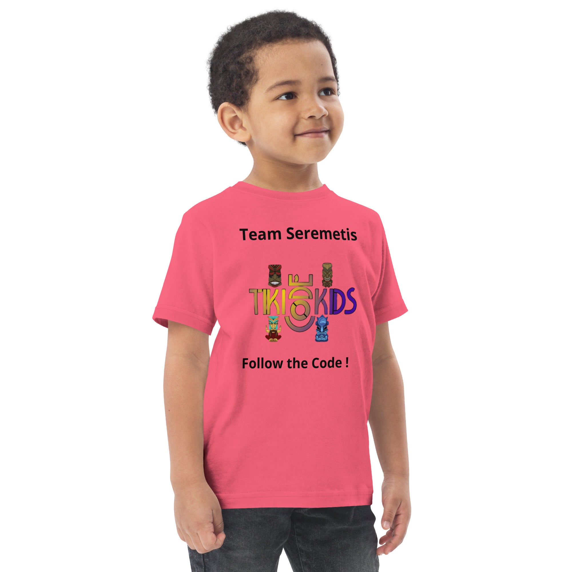 Team Seremetis Tiki Code Kids Toddler jersey t-shirt