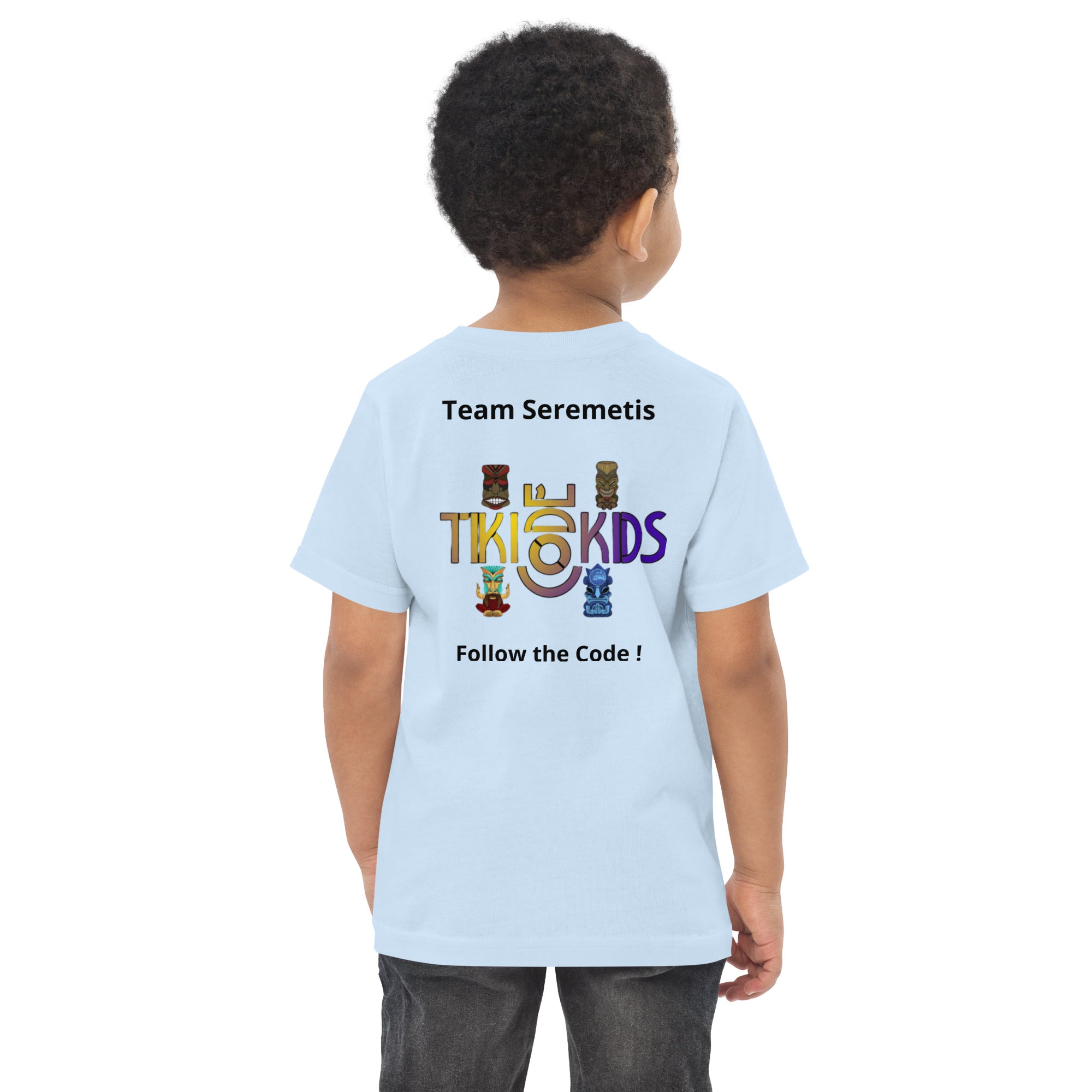 Team Seremetis Tiki Code Kids Toddler jersey t-shirt