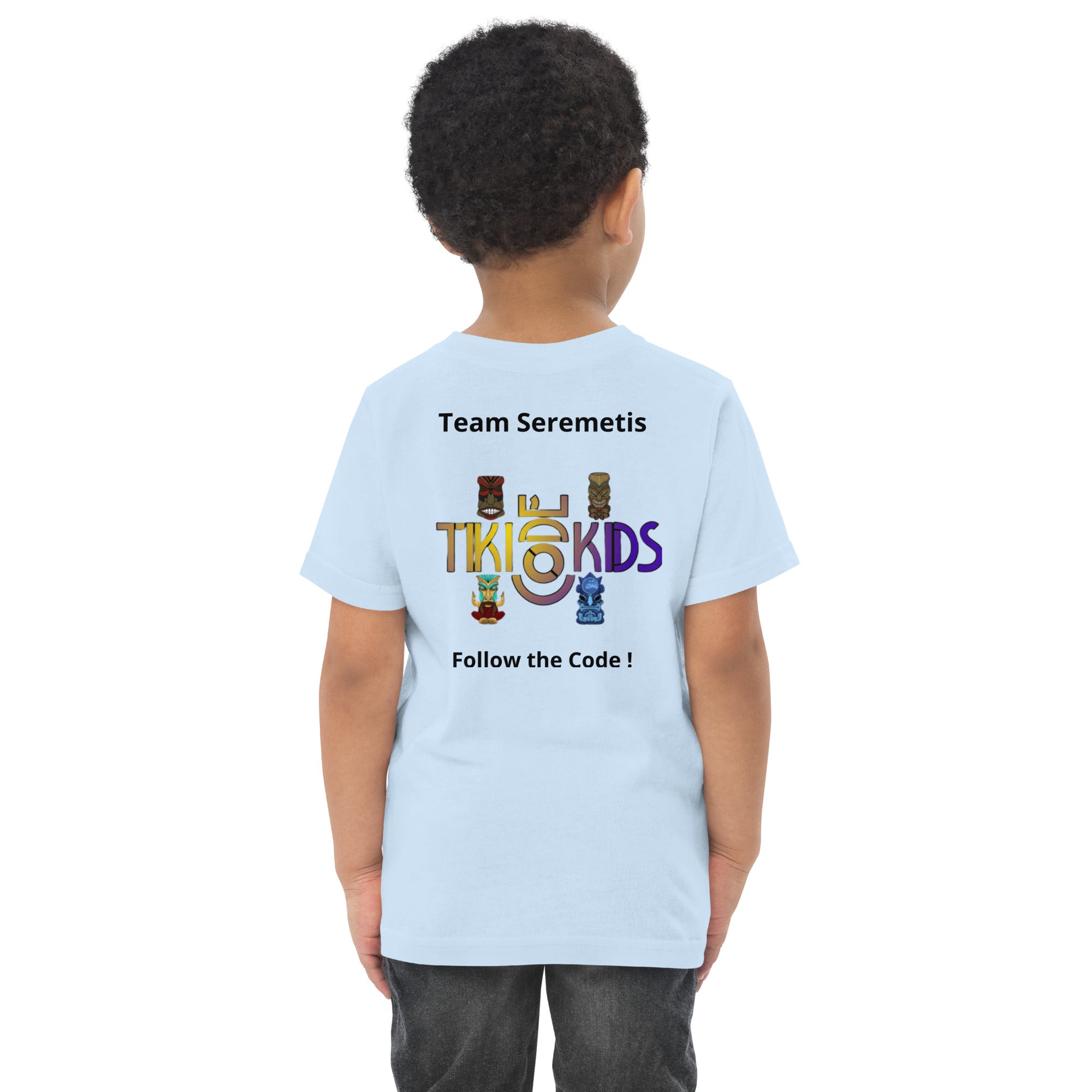 Team Seremetis Tiki Code Kids Toddler jersey t-shirt