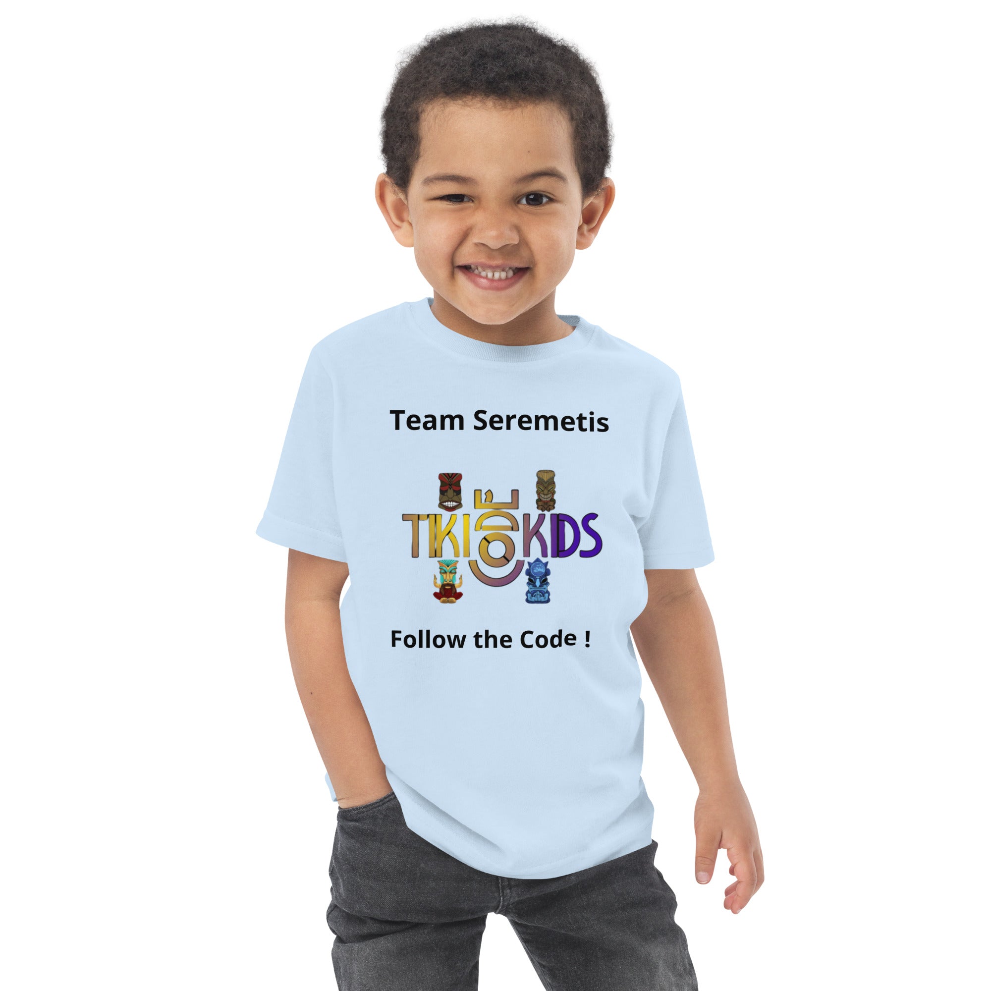 Team Seremetis Tiki Code Kids Toddler jersey t-shirt