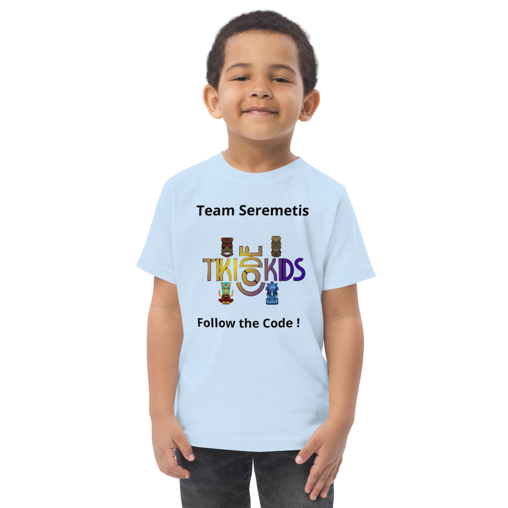 Team Seremetis Tiki Code Kids Toddler jersey t-shirt