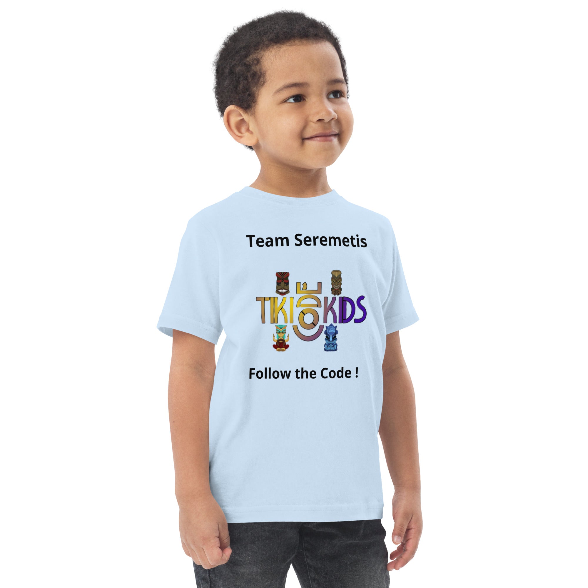 Team Seremetis Tiki Code Kids Toddler jersey t-shirt