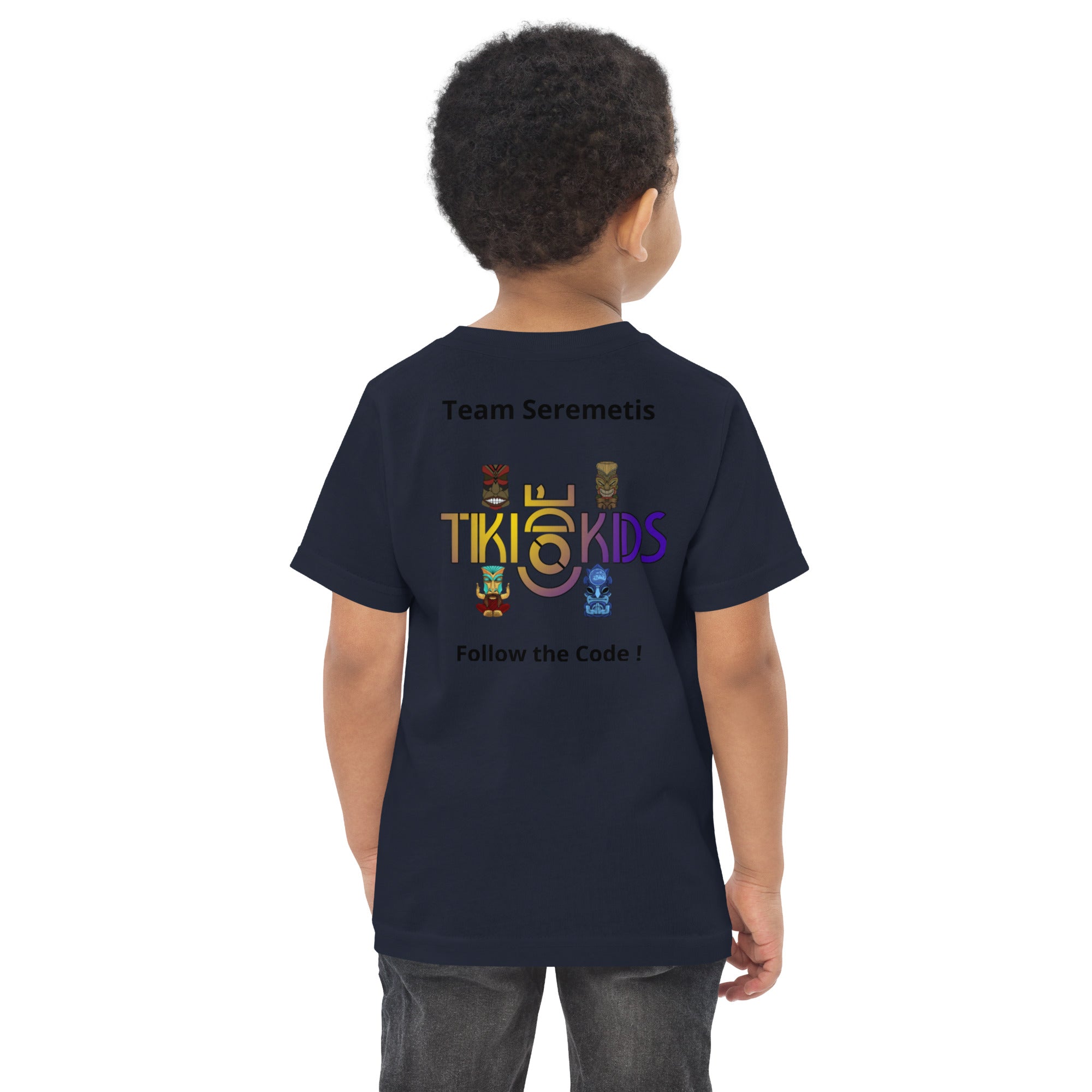 Team Seremetis Tiki Code Kids Toddler jersey t-shirt