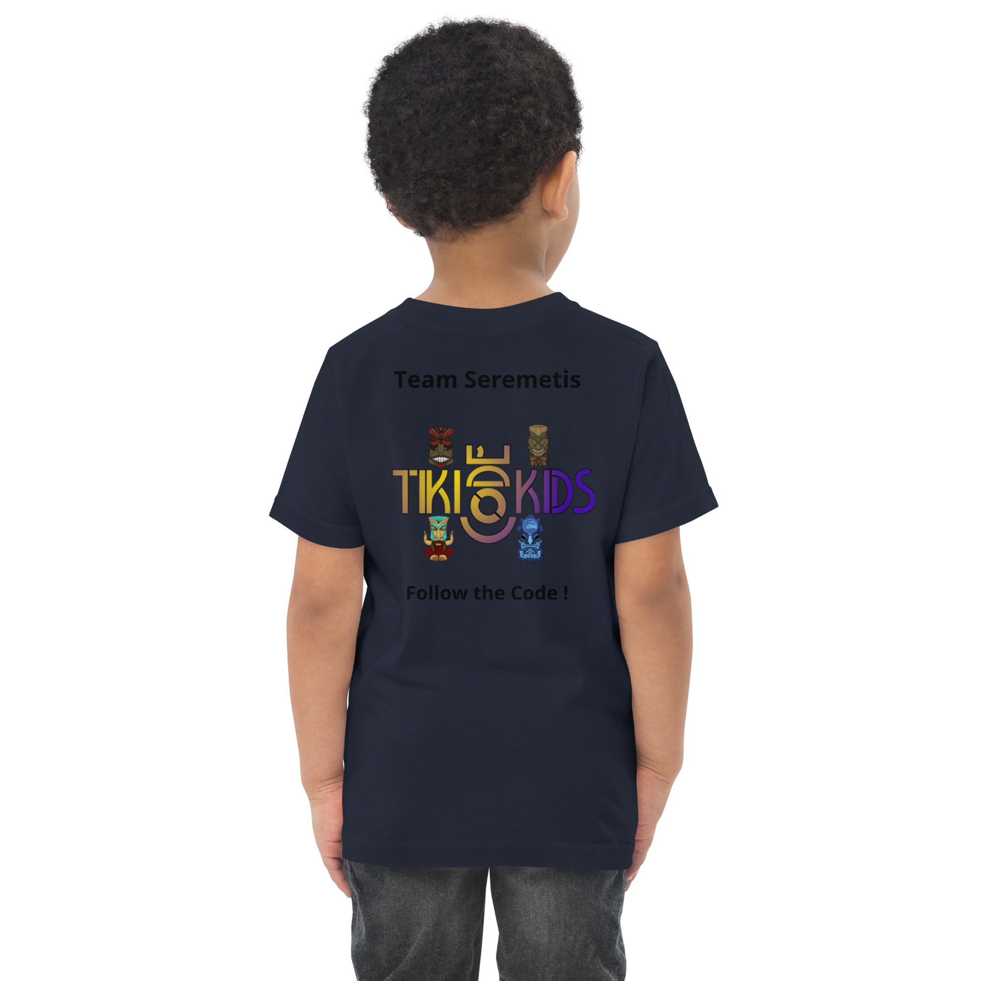 Team Seremetis Tiki Code Kids Toddler jersey t-shirt