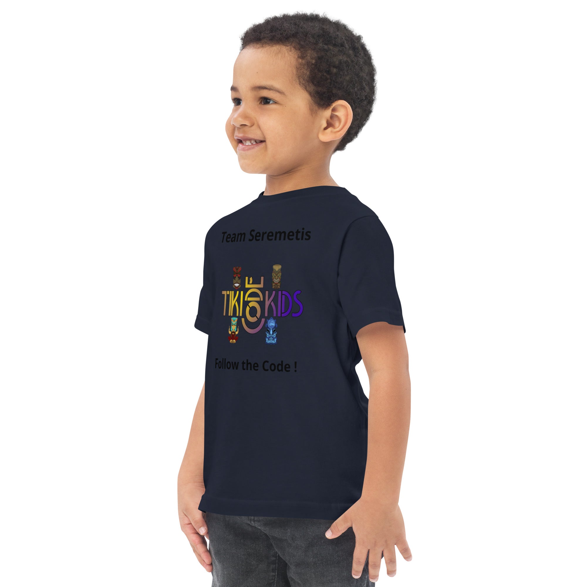 Team Seremetis Tiki Code Kids Toddler jersey t-shirt