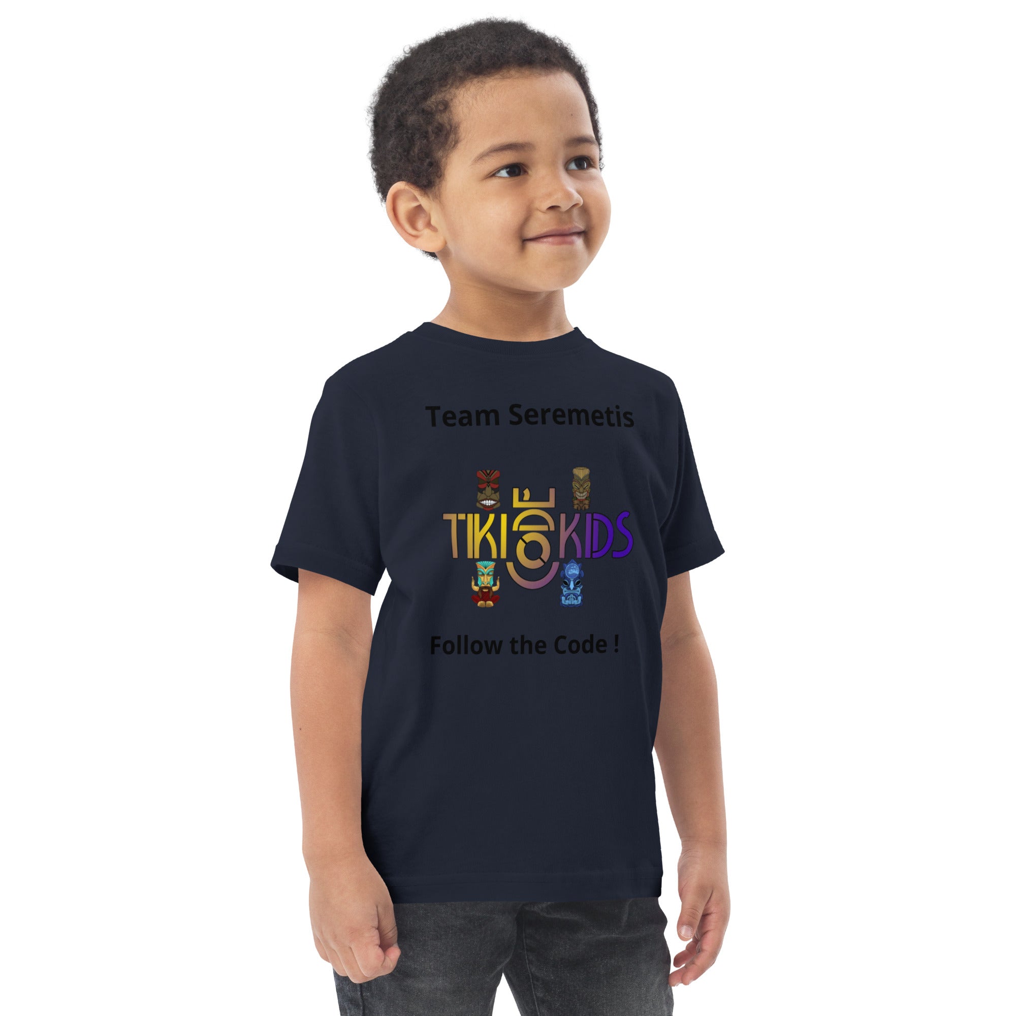 Team Seremetis Tiki Code Kids Toddler jersey t-shirt