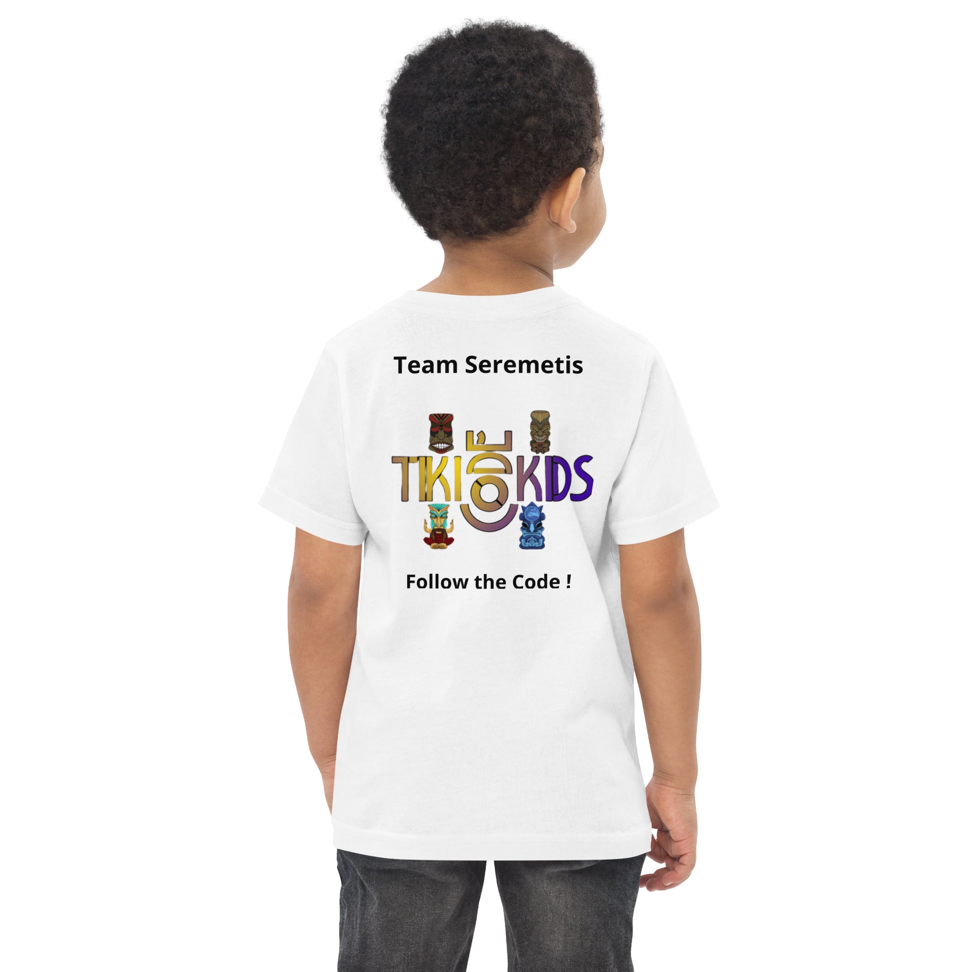 Team Seremetis Tiki Code Kids Toddler jersey t-shirt