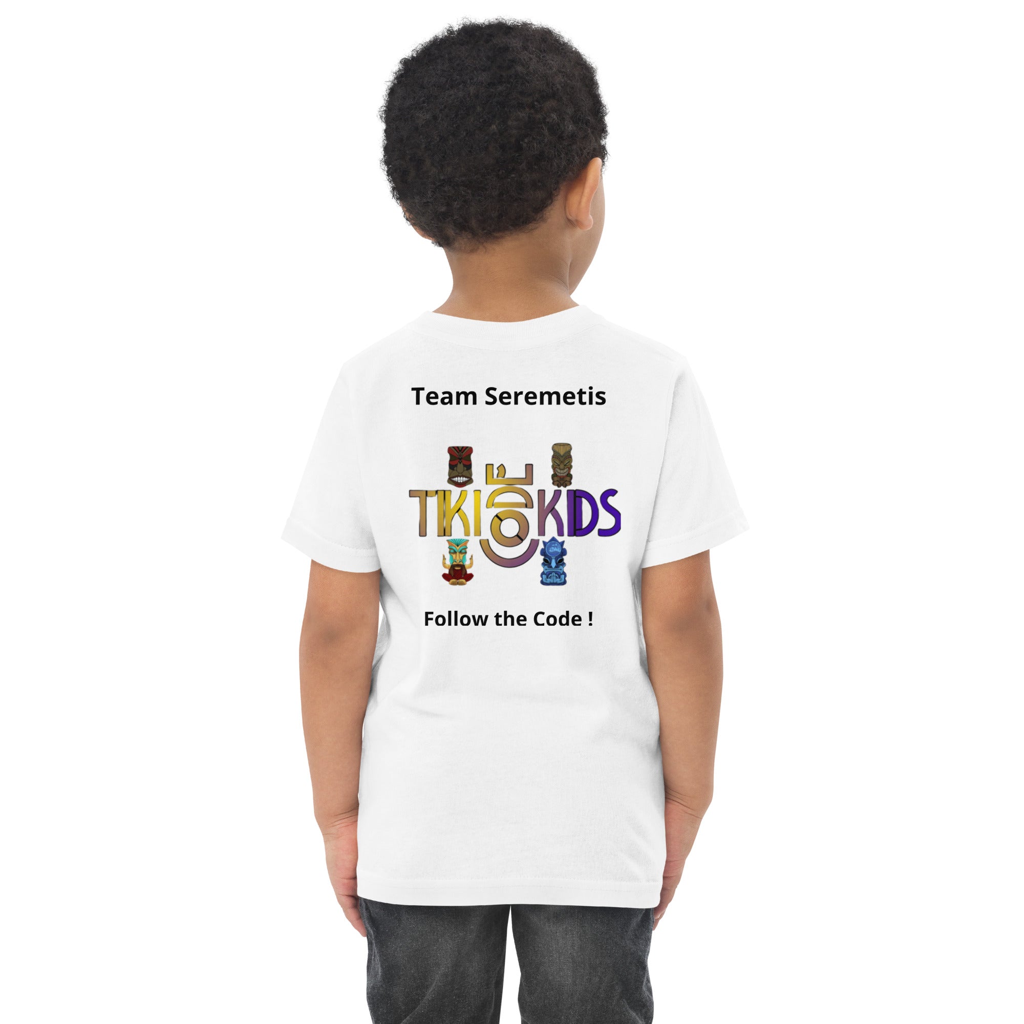 Team Seremetis Tiki Code Kids Toddler jersey t-shirt