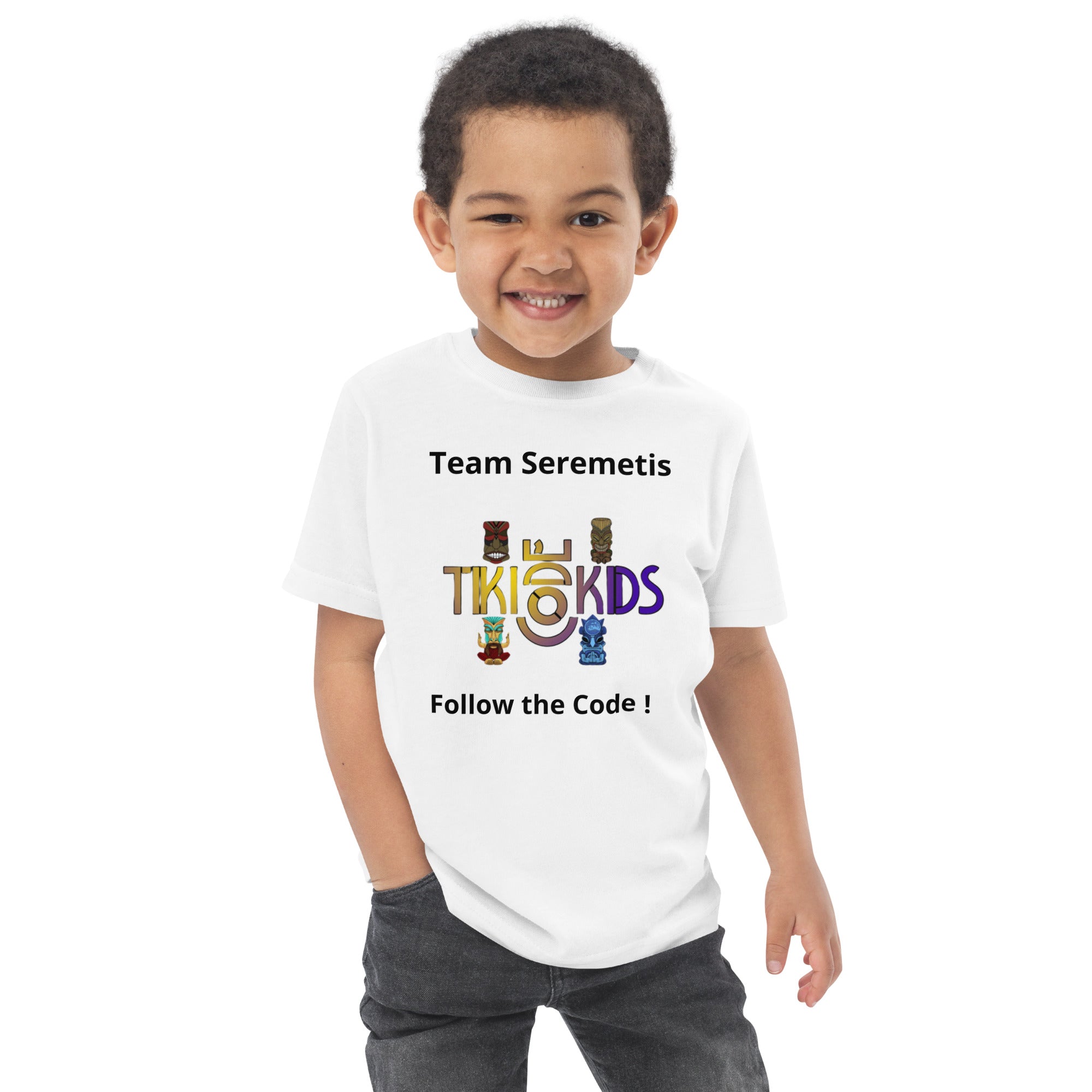 Team Seremetis Tiki Code Kids Toddler jersey t-shirt