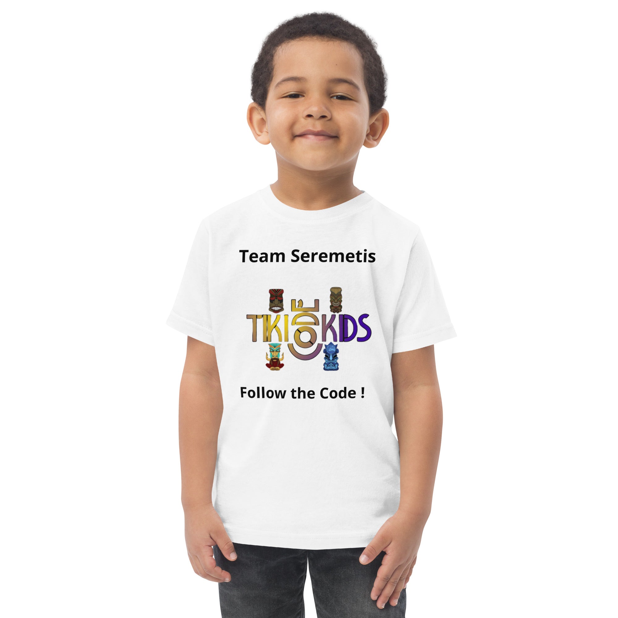 Team Seremetis Tiki Code Kids Toddler jersey t-shirt