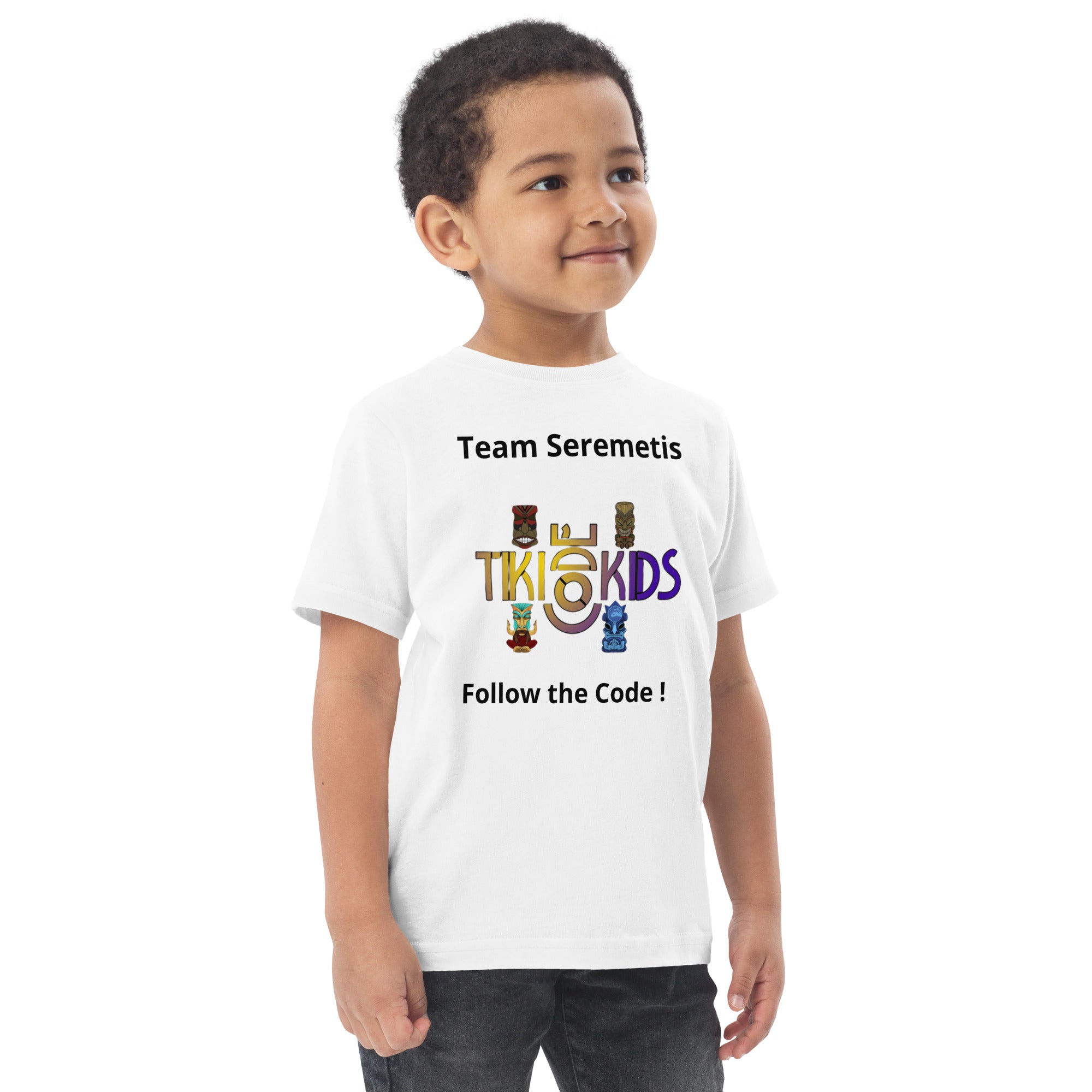 Team Seremetis Tiki Code Kids Toddler jersey t-shirt