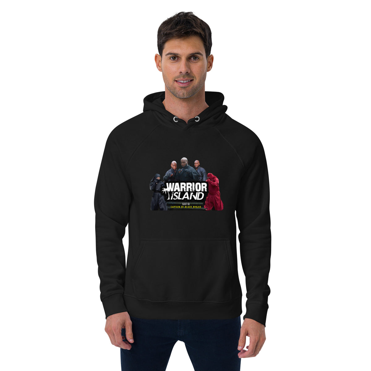 Soto Captain of the Black Ninjas Unisex eco raglan hoodie