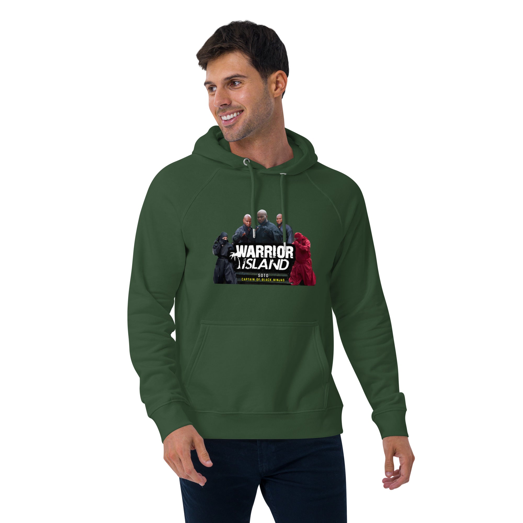 Soto Captain of the Black Ninjas Unisex eco raglan hoodie