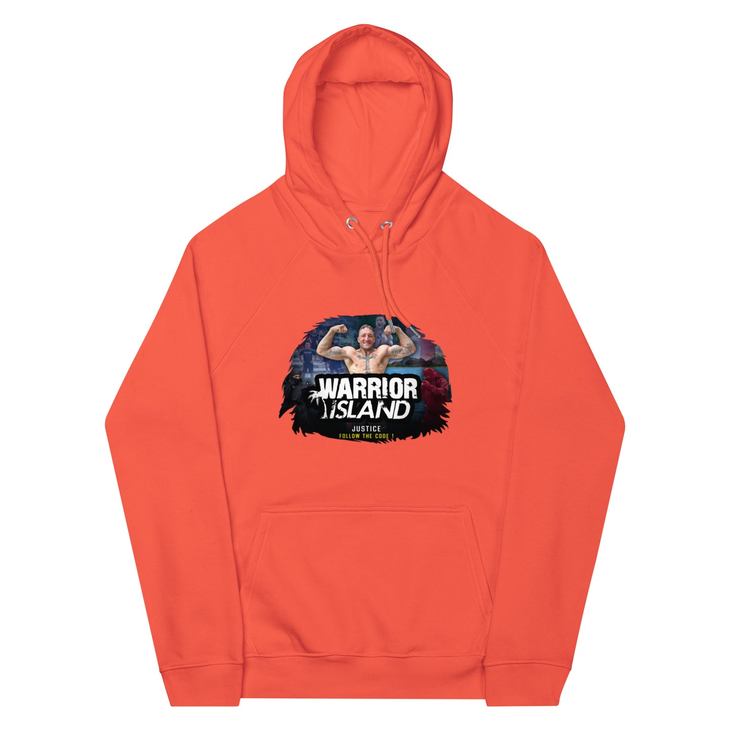 Justice Unisex eco raglan hoodie