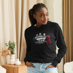 Hector Iglesias Warrior Island Hooded long-sleeve tee