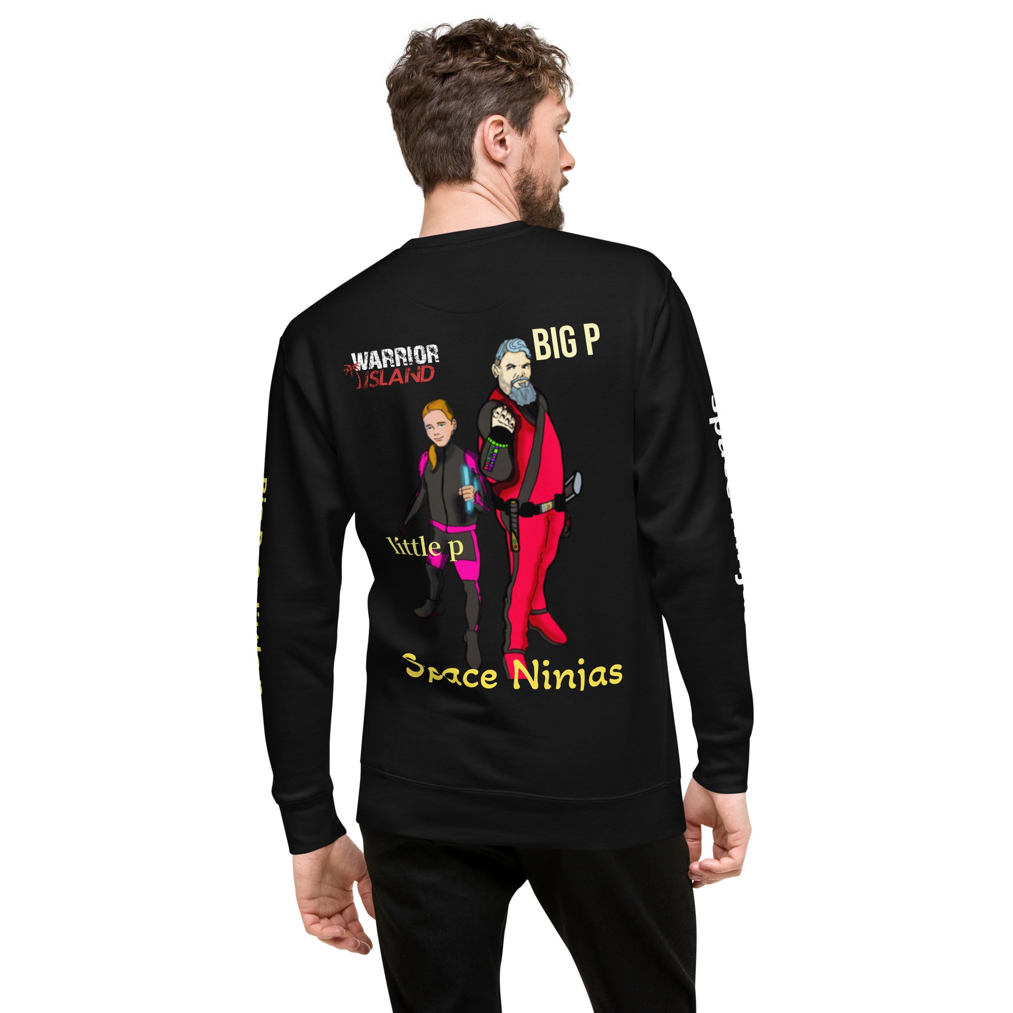 Big P and Little P Space Ninjas Unisex Premium Sweatshirt