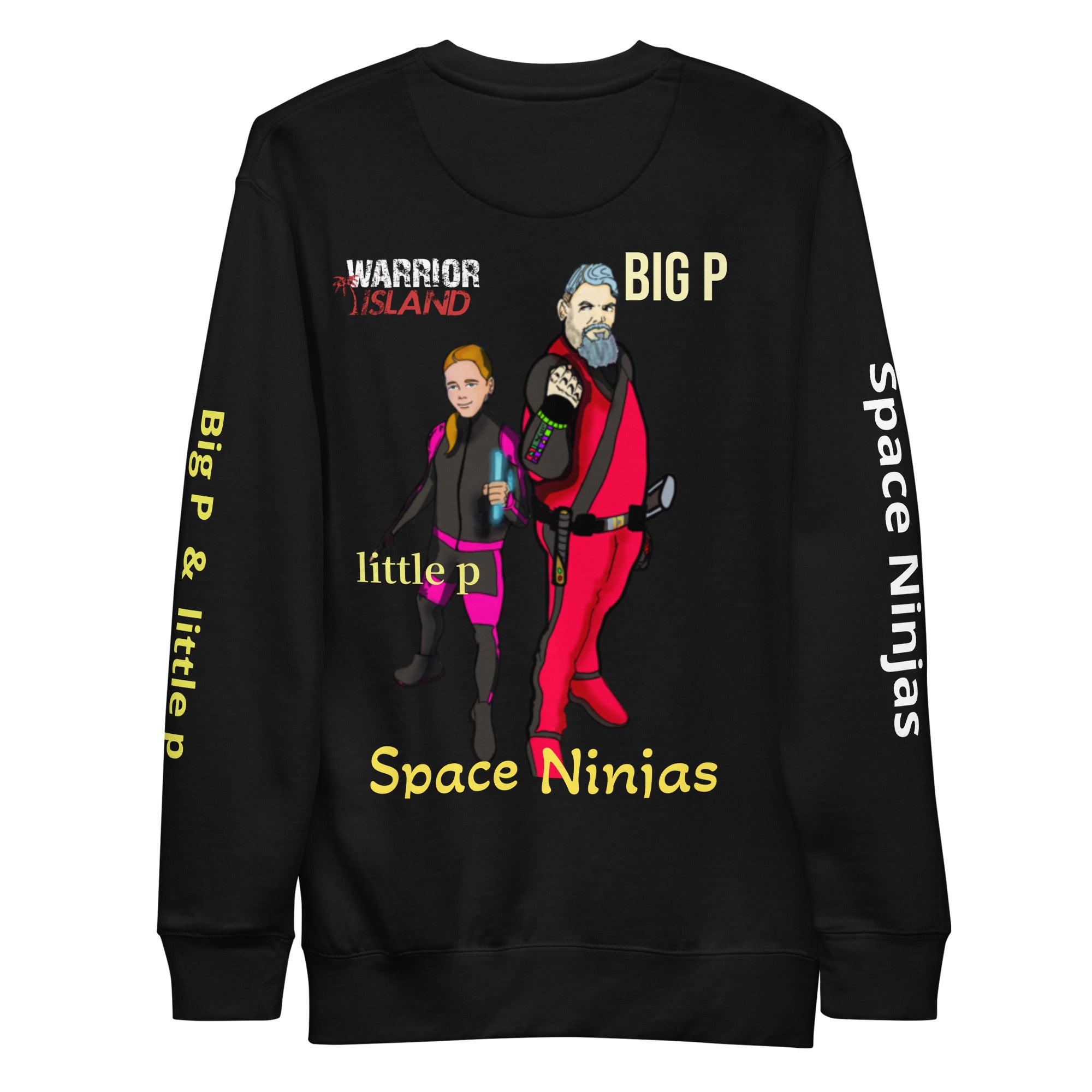 Big P and Little P Space Ninjas Unisex Premium Sweatshirt