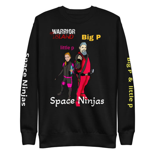 Big P and Little P Space Ninjas Unisex Premium Sweatshirt
