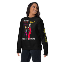 Big P and Little P Space Ninjas Unisex Premium Sweatshirt