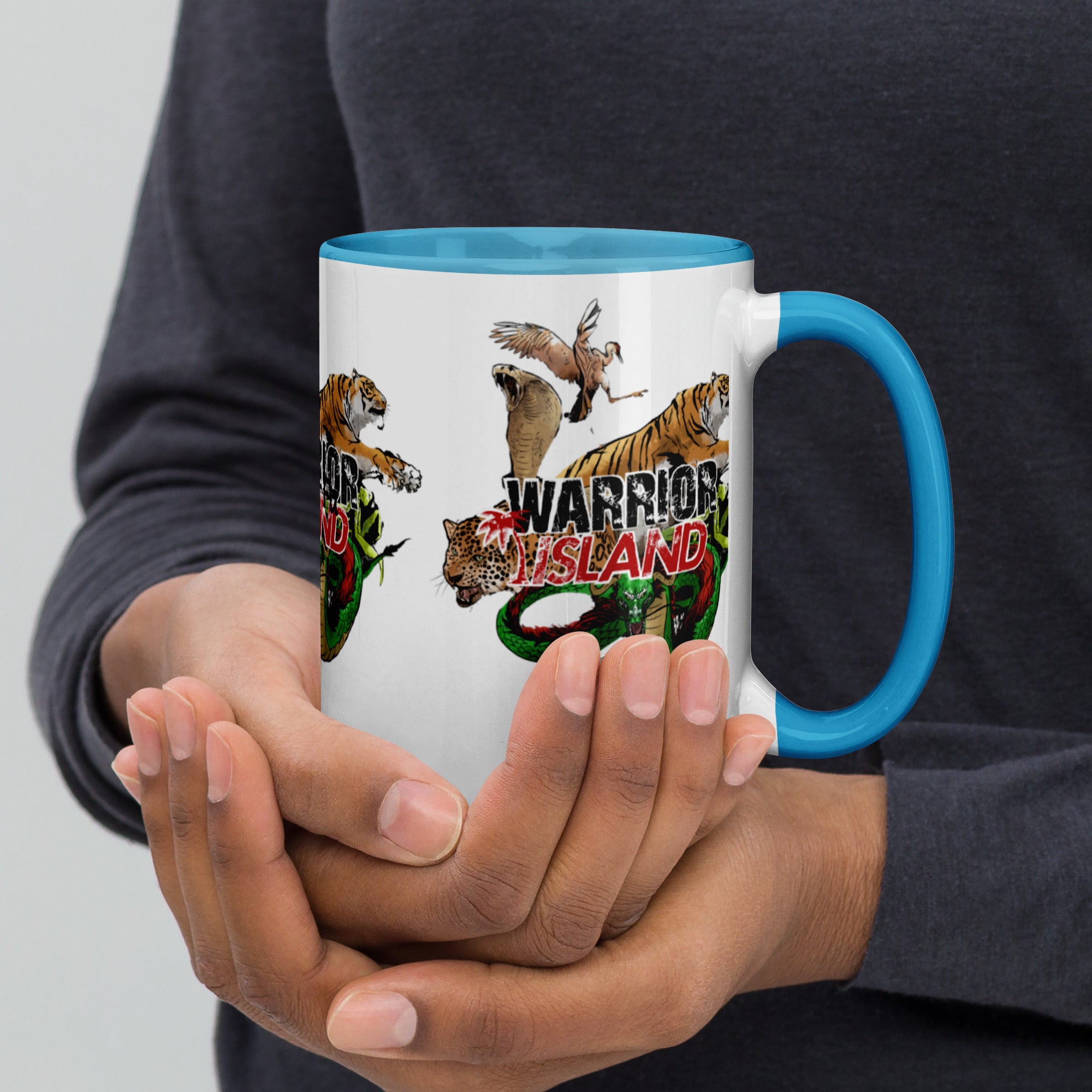 Warrior Island Kung Fu Coffee Mug with Color Inside