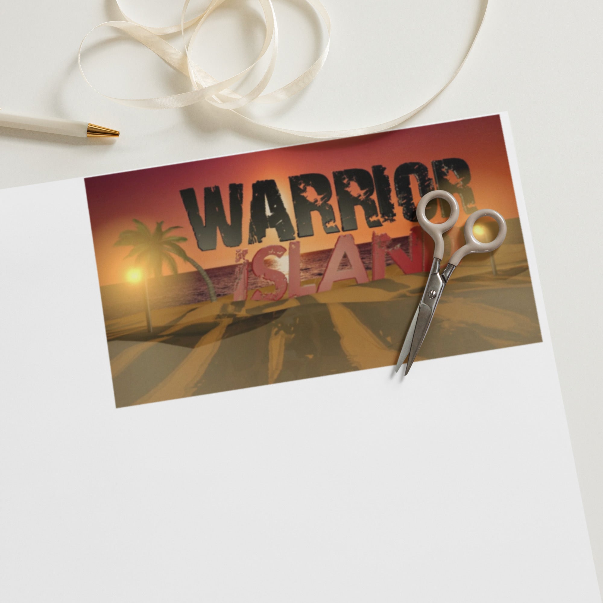 Warrior Island Wrapping paper sheets