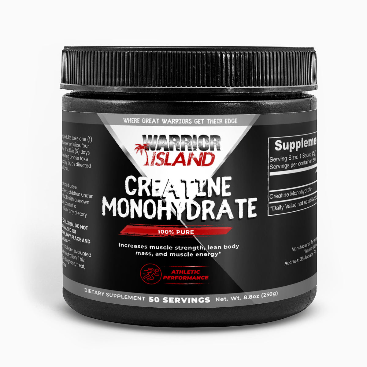 Warrior Island Performance Creatine Monohydrate