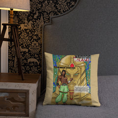 Kindness Tiki Throw Pillow