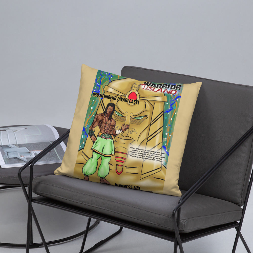 Kindness Tiki Throw Pillow