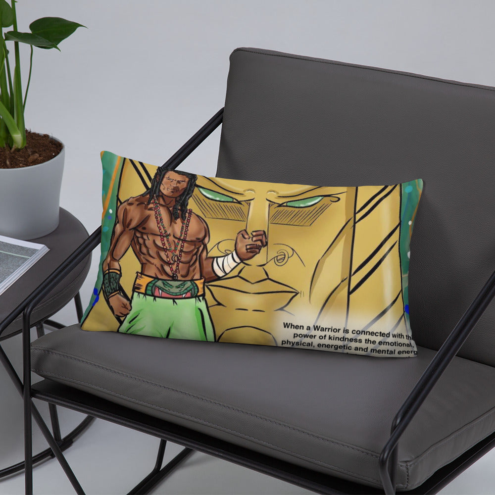 Kindness Tiki Throw Pillow