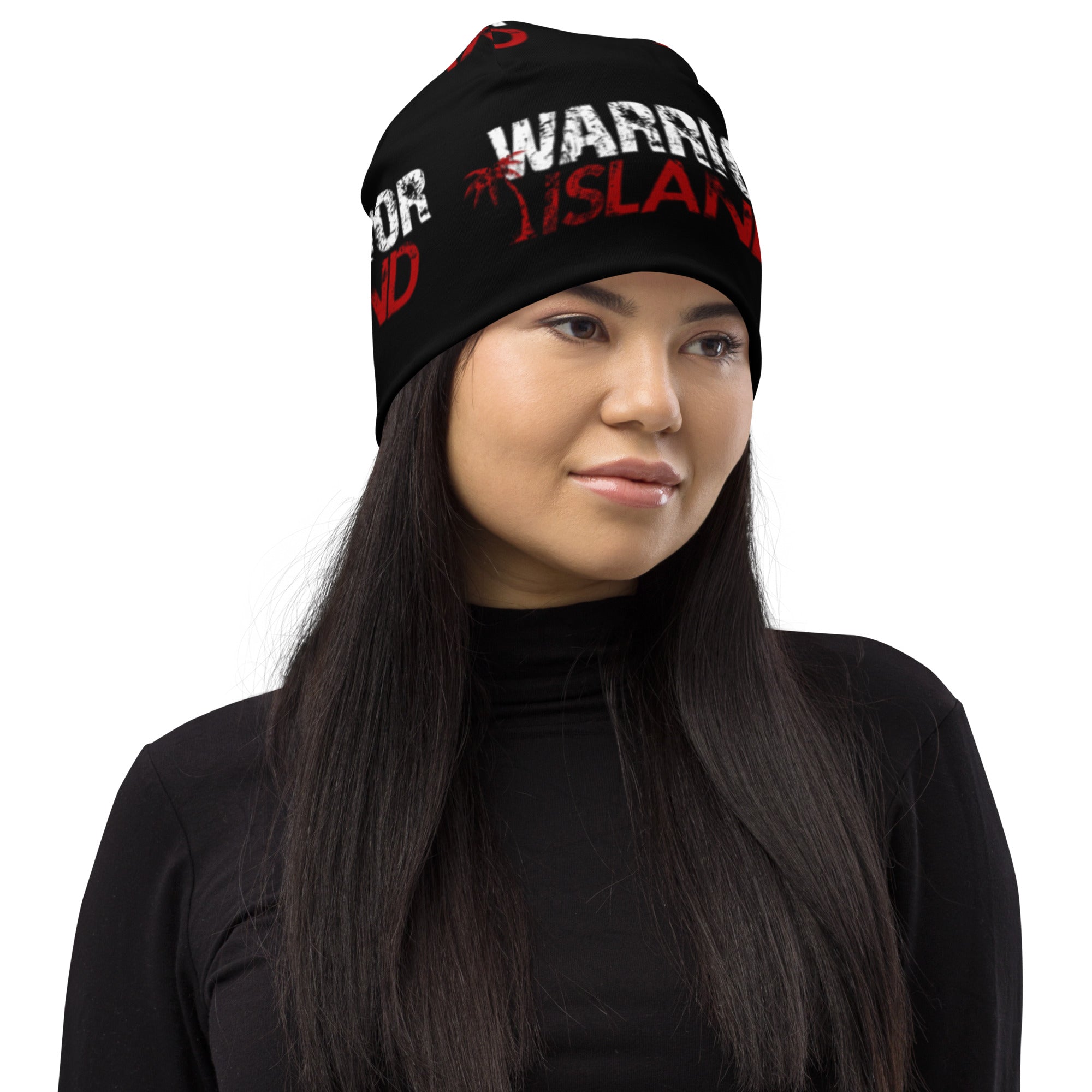 Warrior Island All-Over Print Beanie