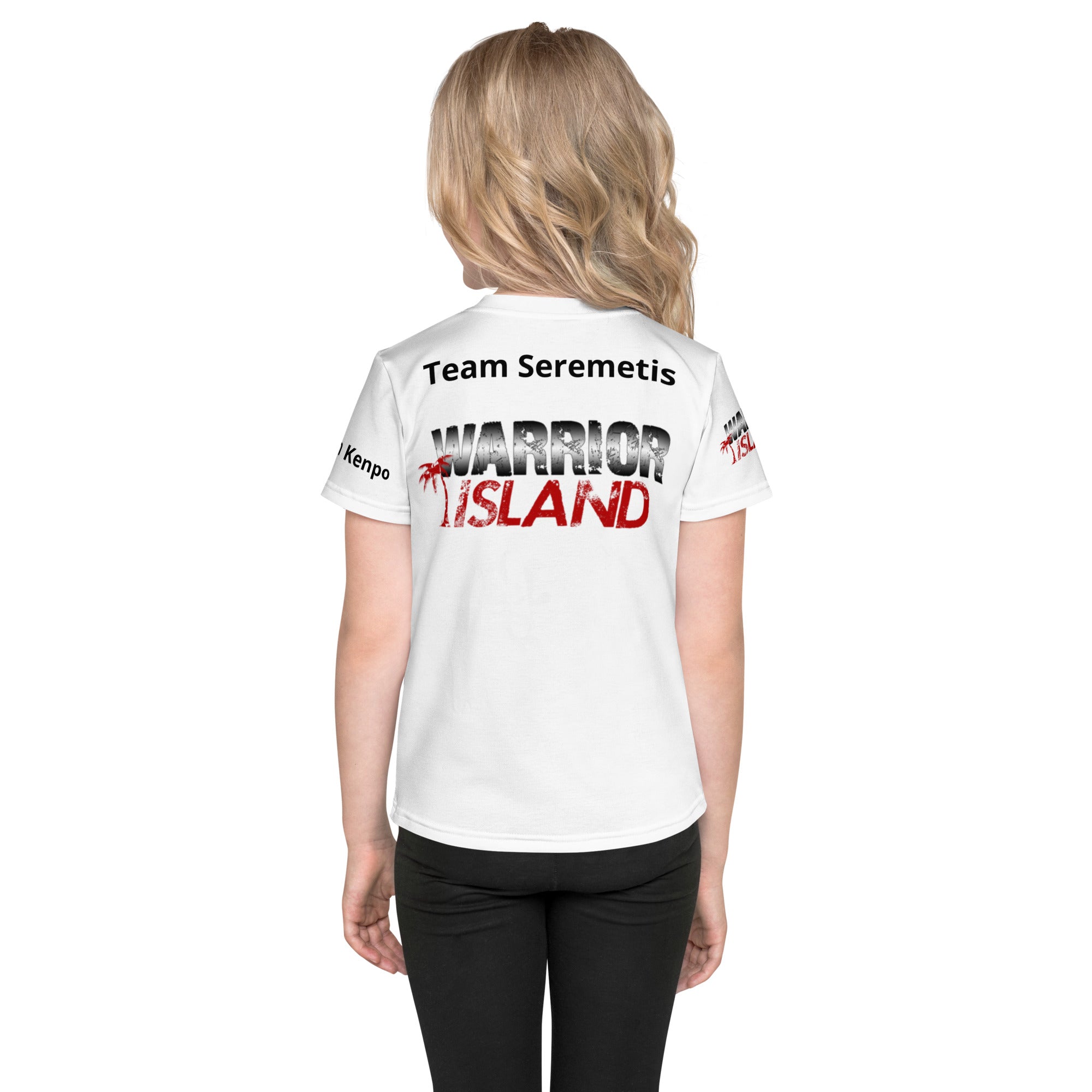 Team Seremetis Warrior Island Respect TIKI Kids crew neck t-shirt