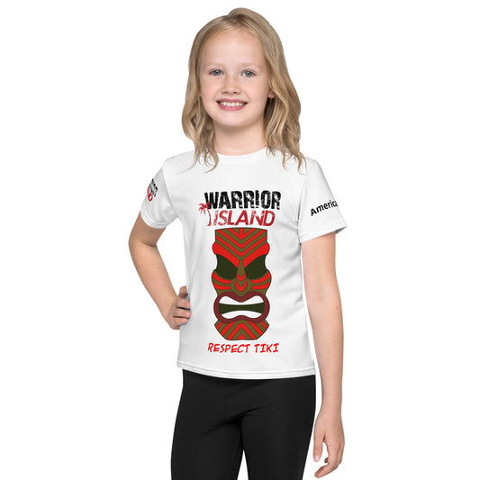 Team Seremetis Warrior Island Respect TIKI Kids crew neck t-shirt