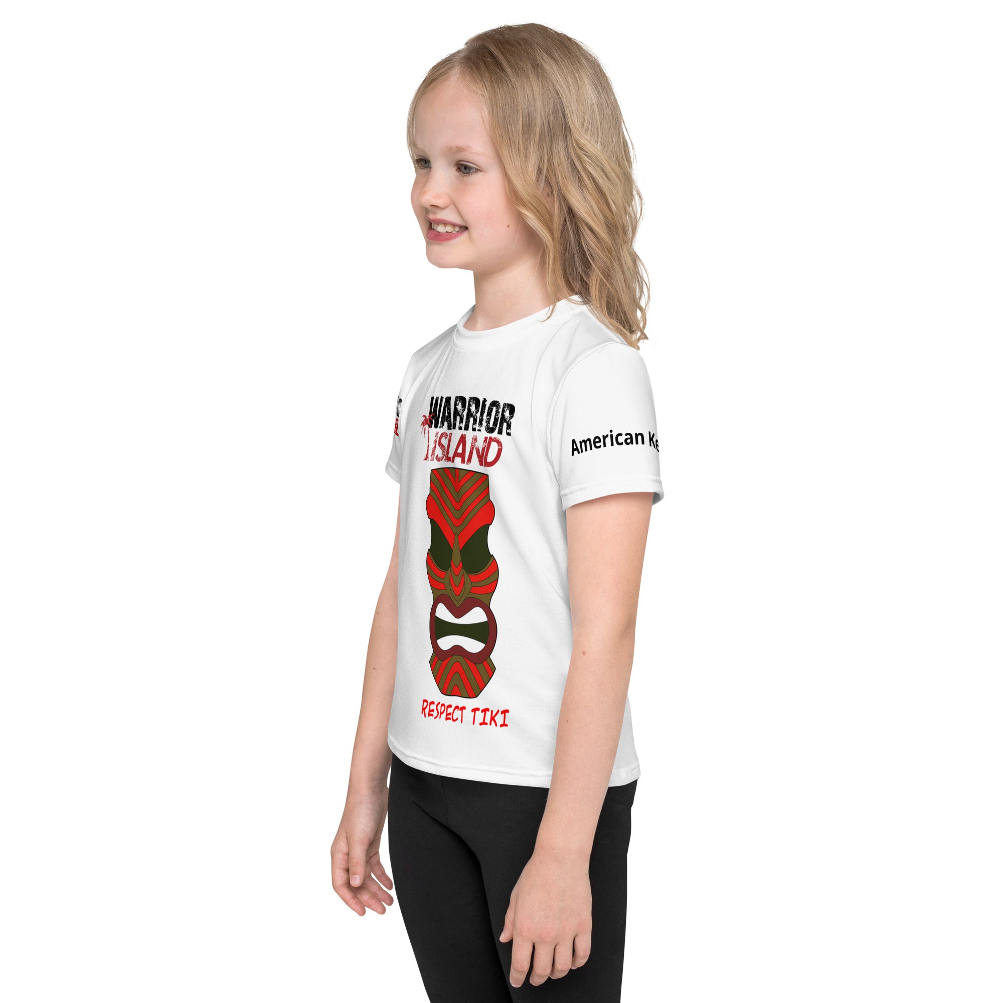 Team Seremetis Warrior Island Respect TIKI Kids crew neck t-shirt