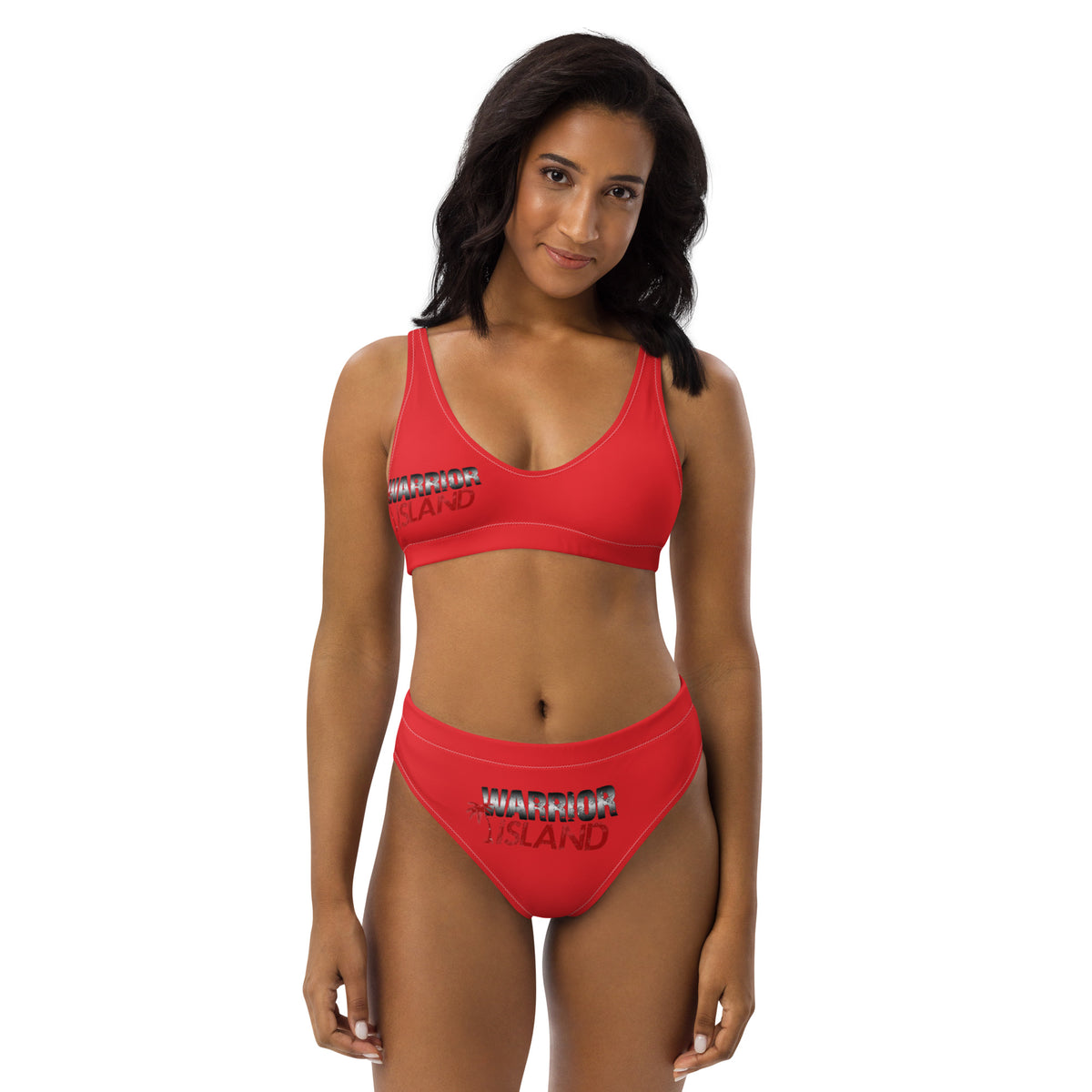 Warrior Princess high-waisted bikini