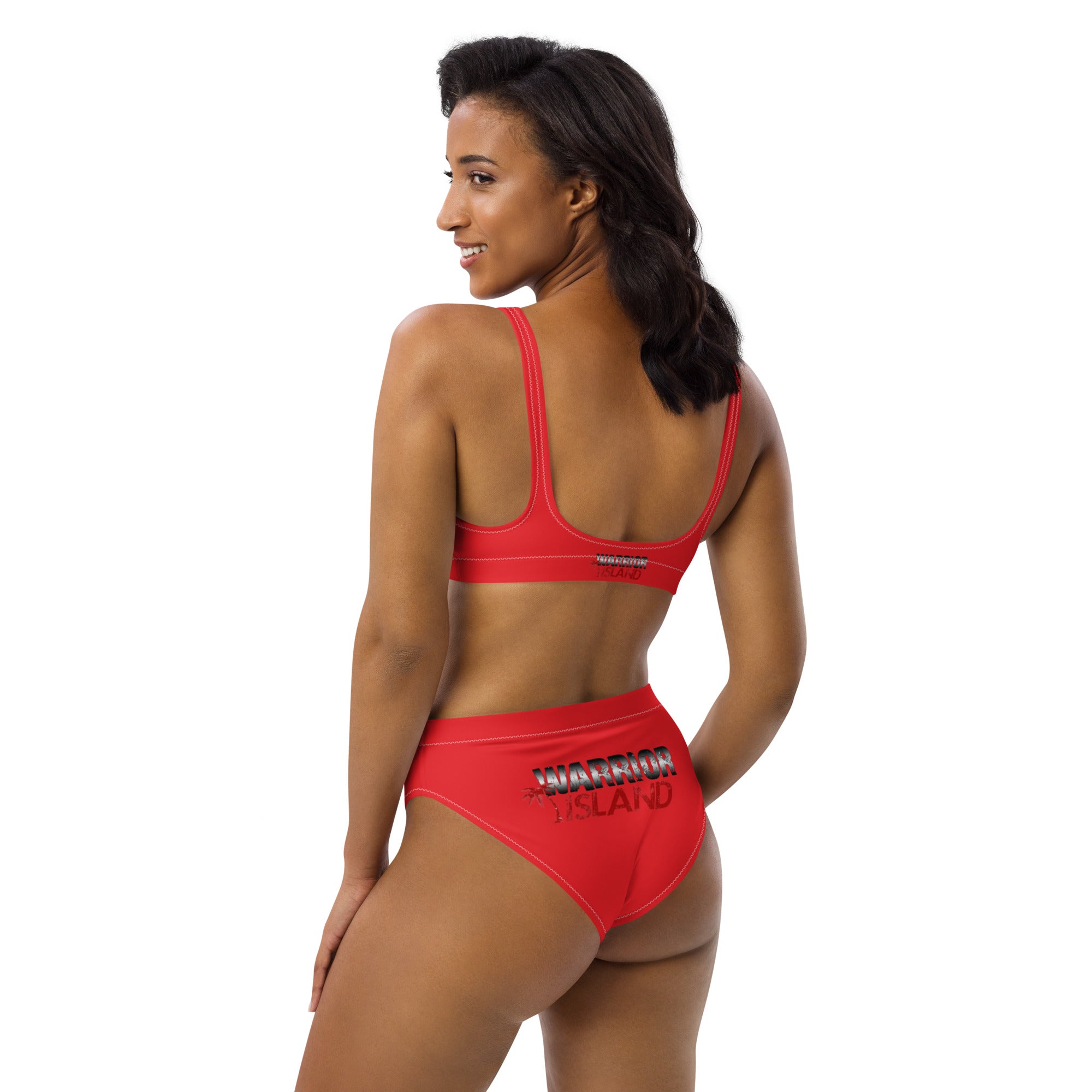 Warrior Princess high-waisted bikini